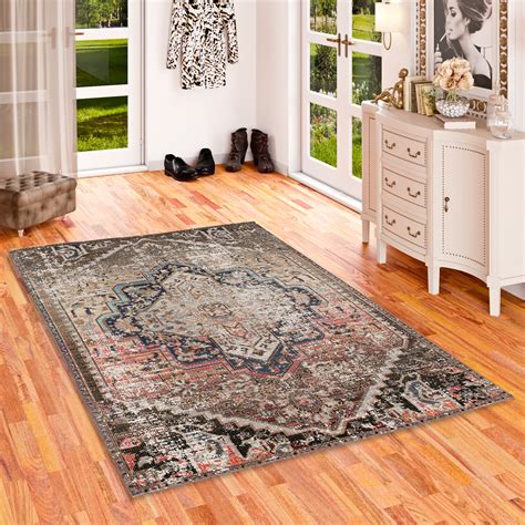 Vintage Teppich Orient Optik Gold TeppichCenter24