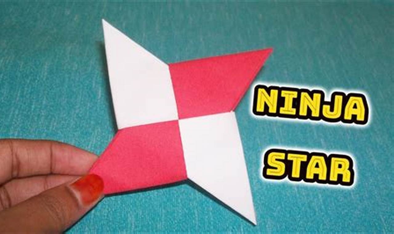 origami 3 pointed ninja star instructions