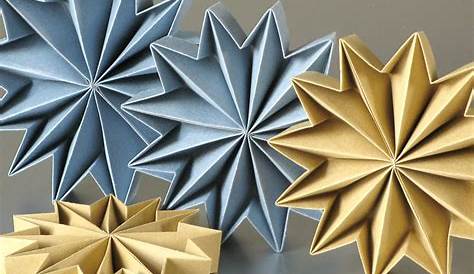 Origami Sterne – simple Anleitung für Anfänger #avecorigami #