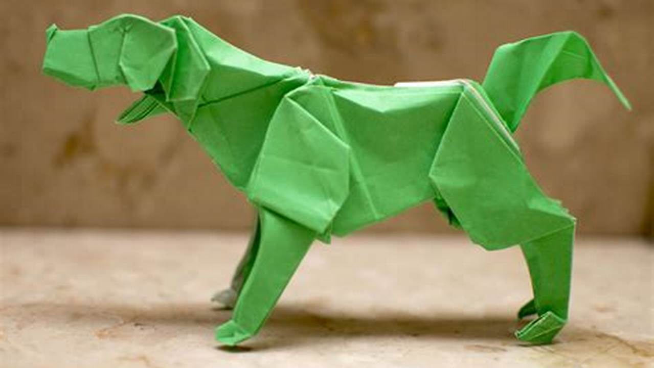 Origami Dog: Designing a Lifelike Canine Companion with Gen Hagiwara’s PDF Template