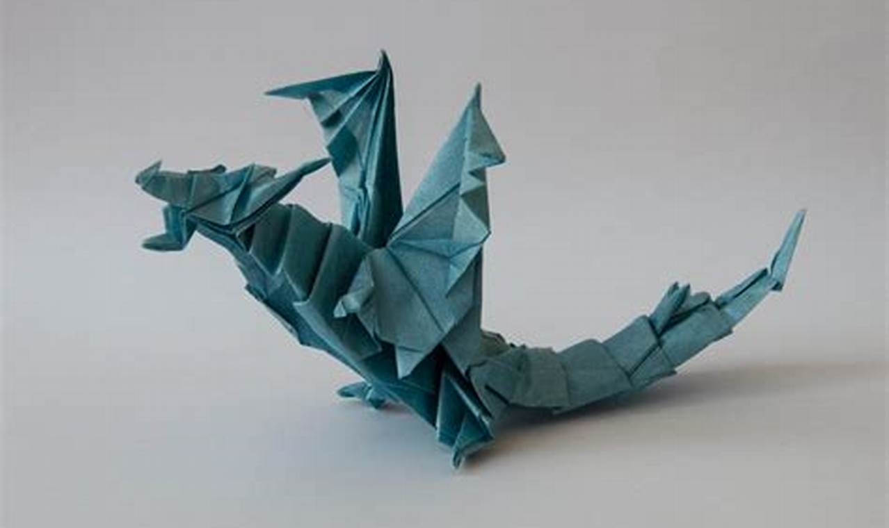 origami drache anleitung einfach