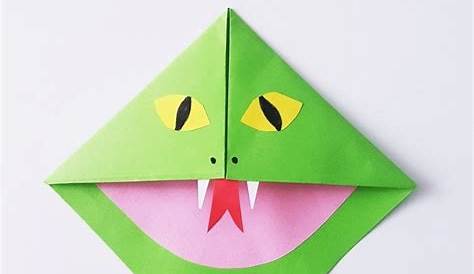 Basteln-Kindern-Origami-Baer-falten-braun-Papier Origami Ball, Origami