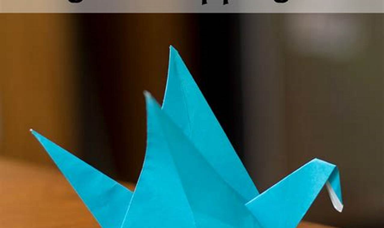 origami flapping bird meaning