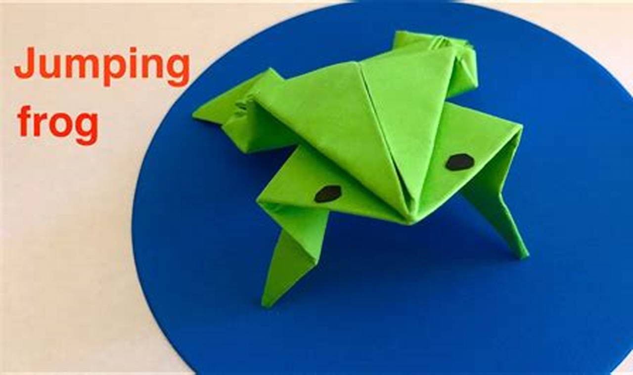 origami frog easy you tube
