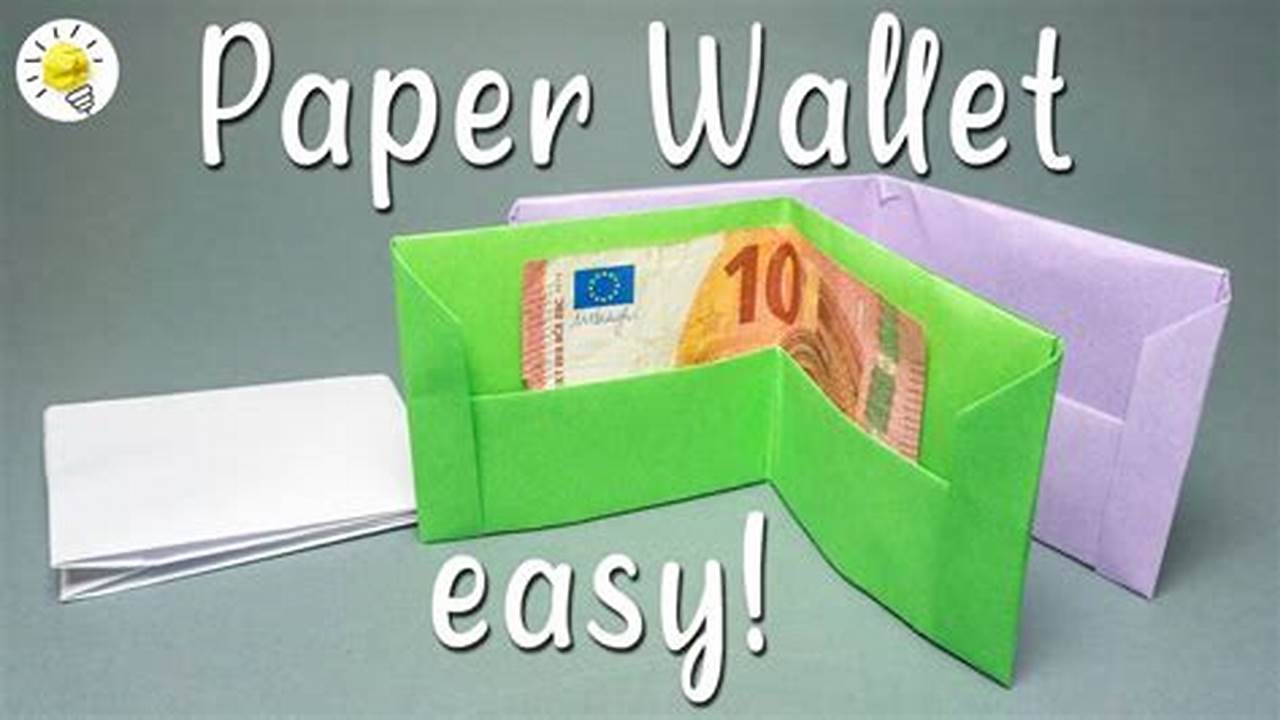 Origami Wallet: Step-by-Step Tutorial