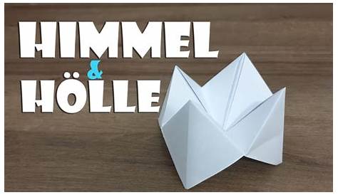 Falten Himmel Und Hölle Anleitung : Origami Gegenstande Falten Himmel