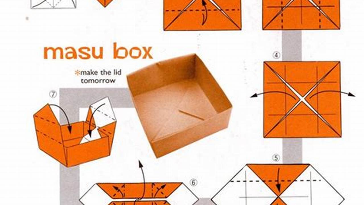 How to Make an Origami Masu Box: A Step-by-Step Guide with Printable PDF
