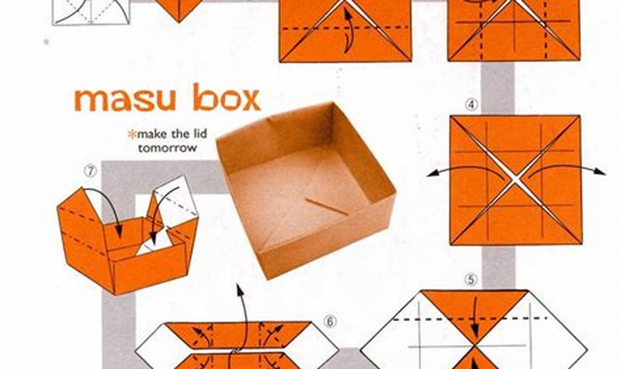 How to Make an Origami Masu Box: A Step-by-Step Guide with Printable PDF