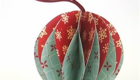Origami Paper Christmas Ornaments