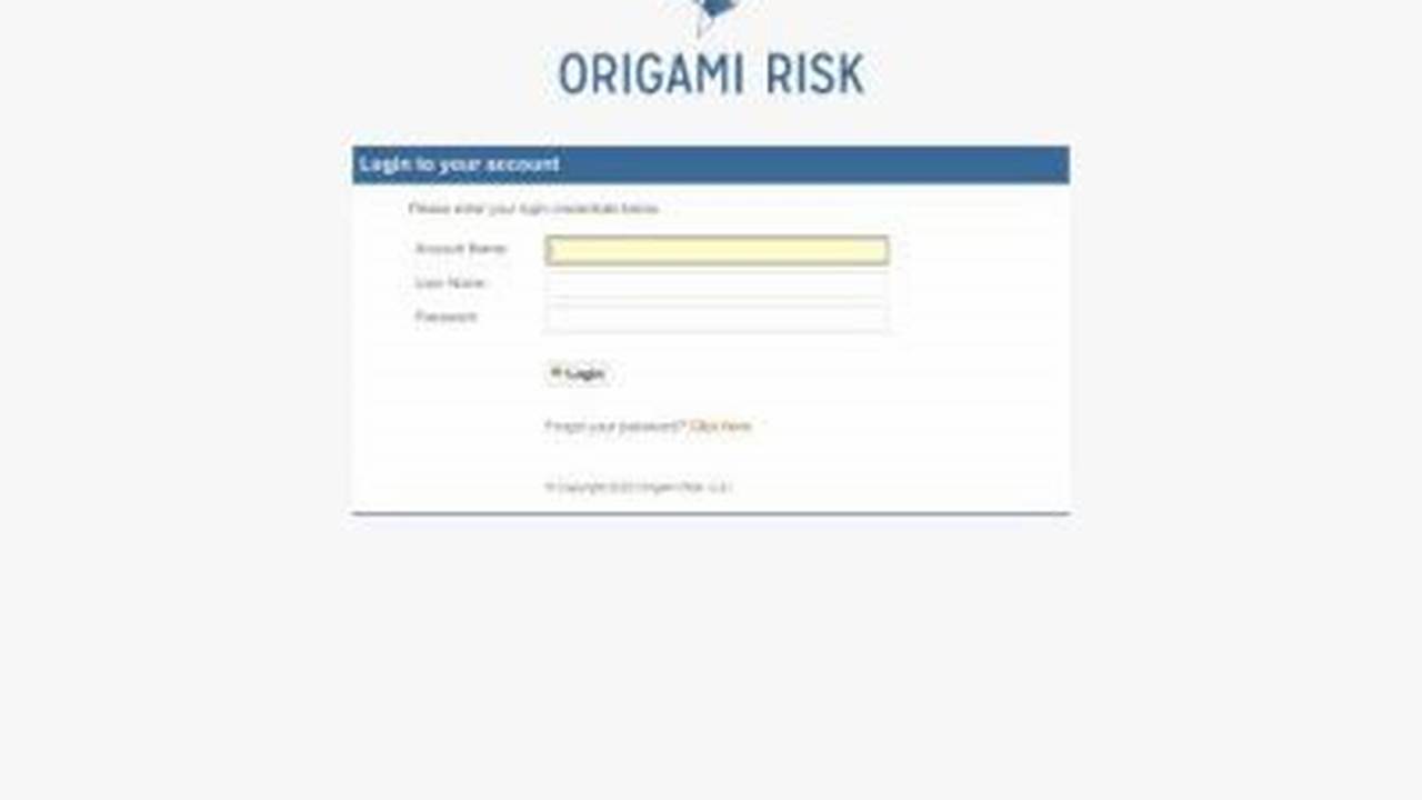 Origami Risk Account Name: A Unique Approach to Information Security