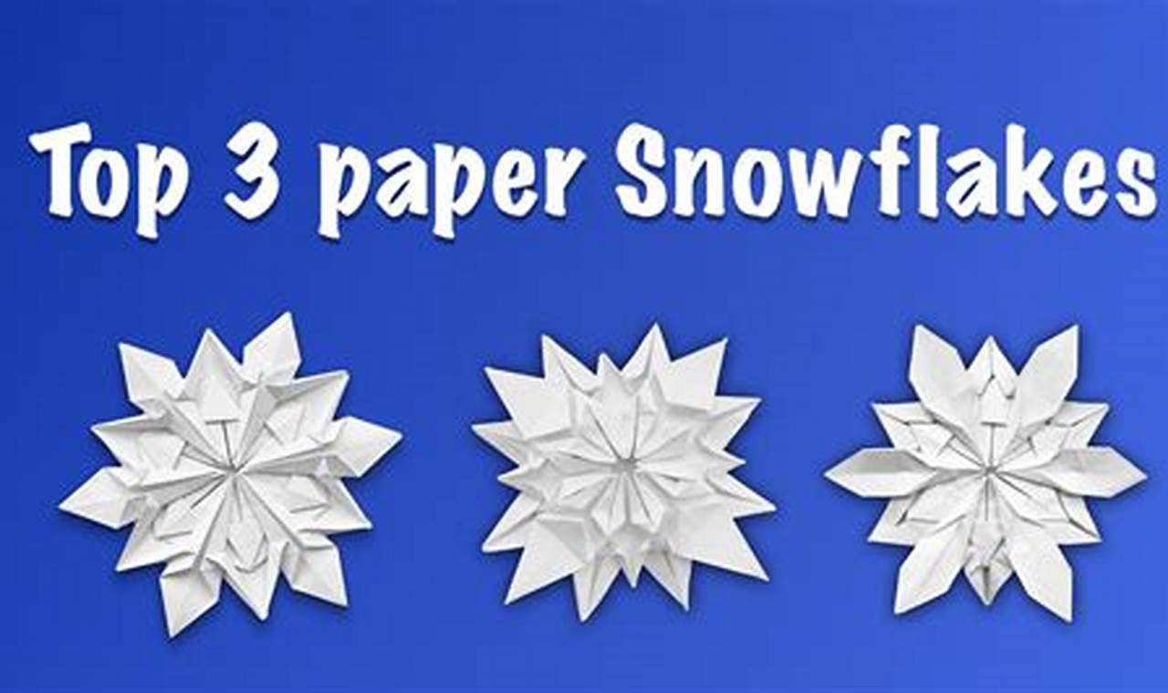 Origami Snowflake: The Art of Folding Complexity