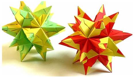 Origami Stern falten Nr.3 - YouTube