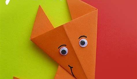 Origami Schmetterling basteln mit Papier - Origami Tiere falten