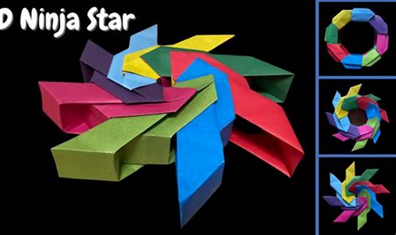 origami transforming ninja star rob's world