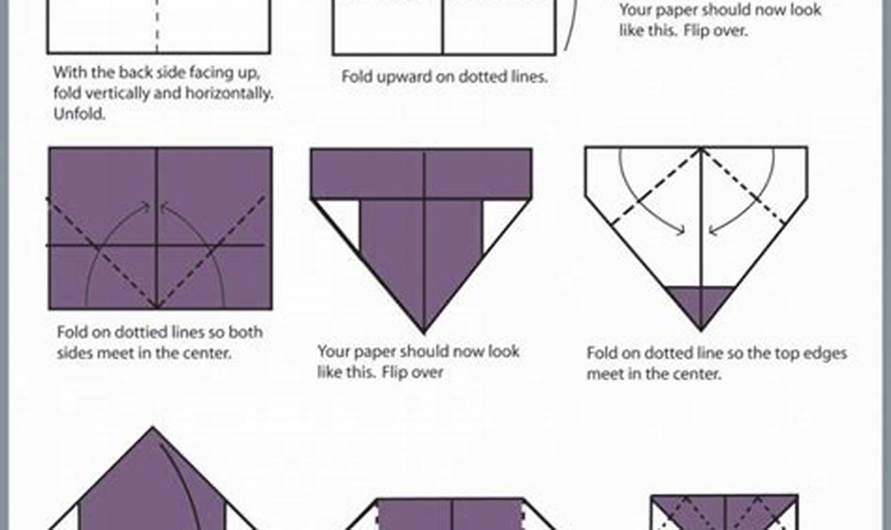 origami with notebook paper step by step