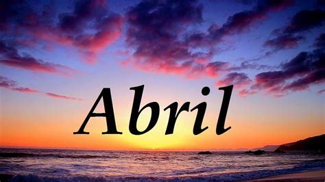 origen del mes de abril