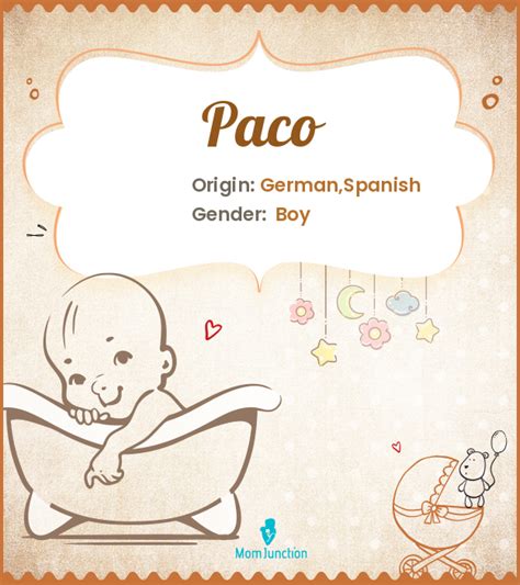 origin of the name paco