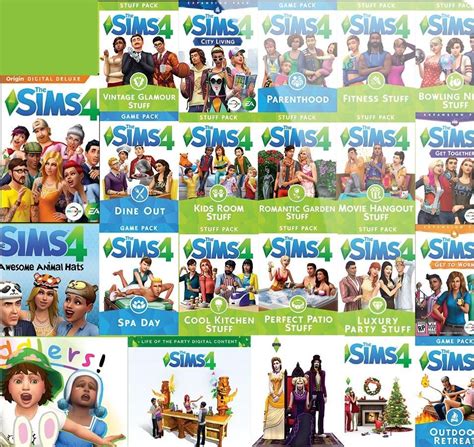 origin sims 4 expansion packs