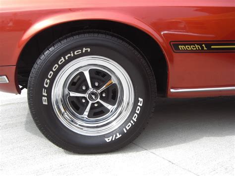 original 1969 mustang mach 1 wheels and tires