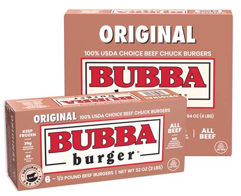 original bubba burger ingredients