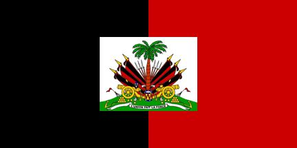 original haitian flag black and red
