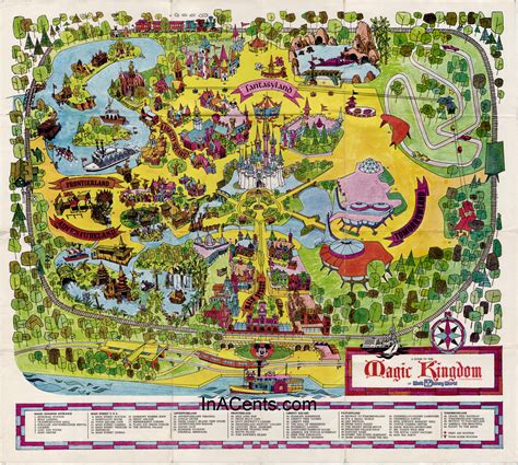 Original Magic Kingdom Park Map