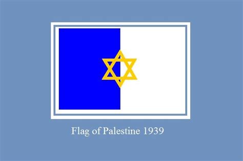 original palestine flag with star of david