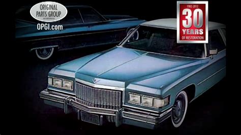 original parts group cadillac