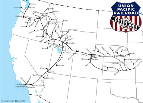 original union pacific railroad route map