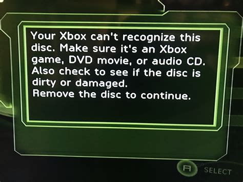 Original Xbox Disc Read Error