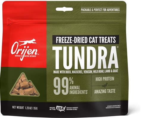orijen cat treats freeze dried tundra