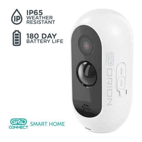 Orion Grid Connect Smart Rechargeable 2K Security Camera 4 Pack Bunnings Australia