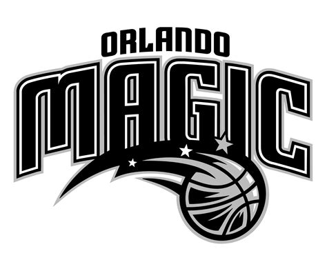 orlando magic logo black and white