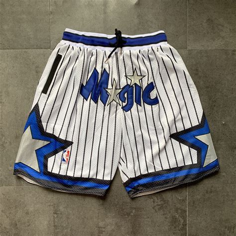 orlando magic white shorts