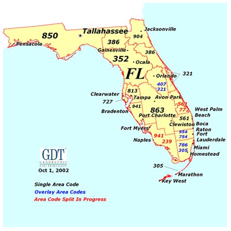 orlando number area code