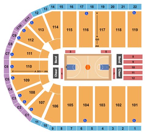 Orleans Hotel Las Vegas Arena Seating Chart