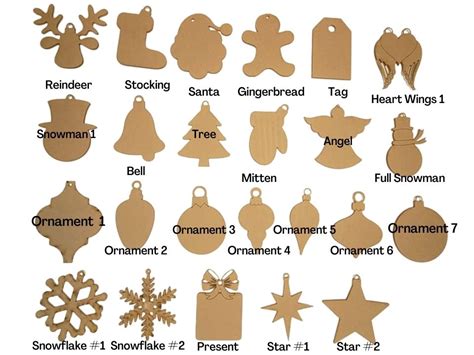 Ornament Shape Names