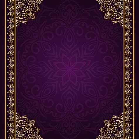 Ornamental Purple Background