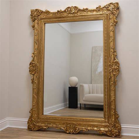 Add Glamour to Your Space with an Ornate Floor Mirror - Shop Now!
