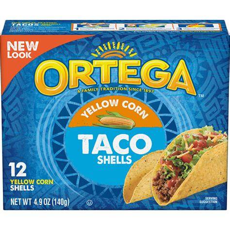 Ortega® Yellow Corn Taco Shells 8.7 oz. Box