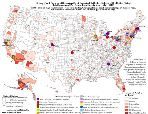 orthodox church in america map