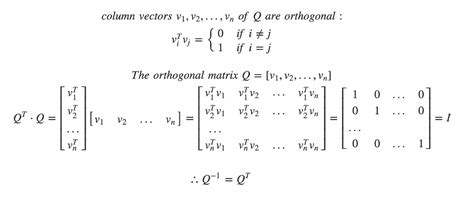Orthogonal Matrix Vector
