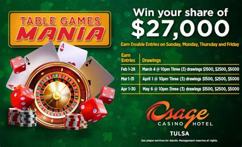 Osage Casino Table Games