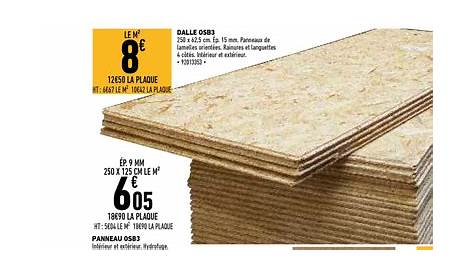 Osb 18 Mm Bricoman Pannello OSB 3 Sp. Spessore