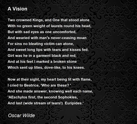 oscar wilde most famous poem