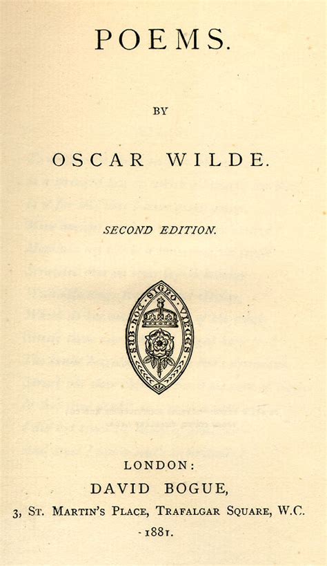 oscar wilde poems analysis