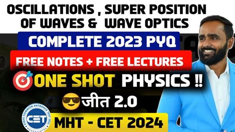Oscillations Waves And Optics