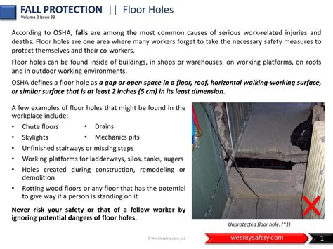 Osha Floor Gap Requirements