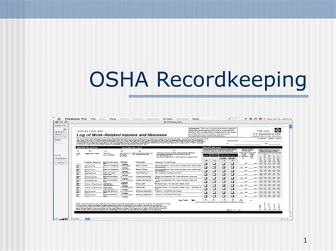 Osha Recordkeeping Login