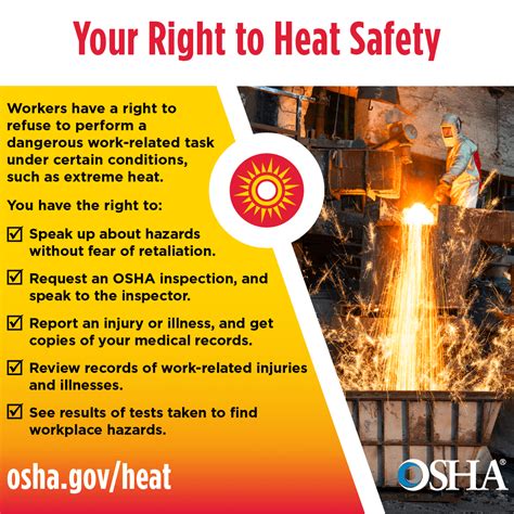 osha regulations on working in heat
